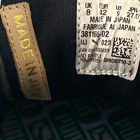 Puma Suede Vintage Sneaker Shashiko Mij Intense Blue 21-FA-I Men 9 Celeb Style - Picture 5 of 13